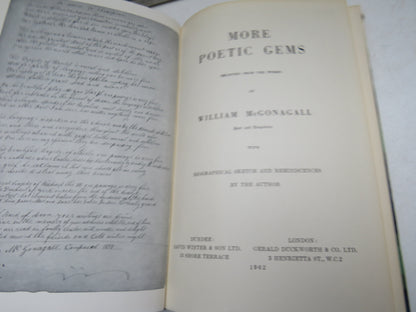 More Poetic Gems Selected From The Works of William McGonagall 1962 book image 3