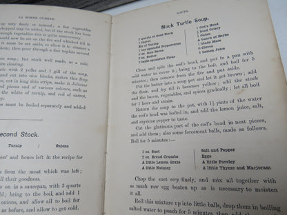 Choice Cookery "La Bonne Cuisine" A Selection of High-Class and Household Cookery Recipes By Mrs. Black F.E.I.S