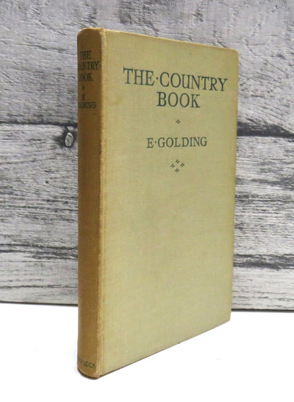 The Country Book By E. Golding book front cover