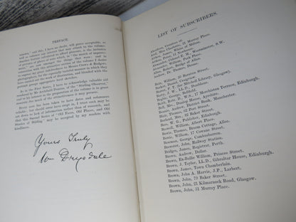 Old Faces, Old Places and Old Stories of Stirling By William Drysdale 1899 2nd Series