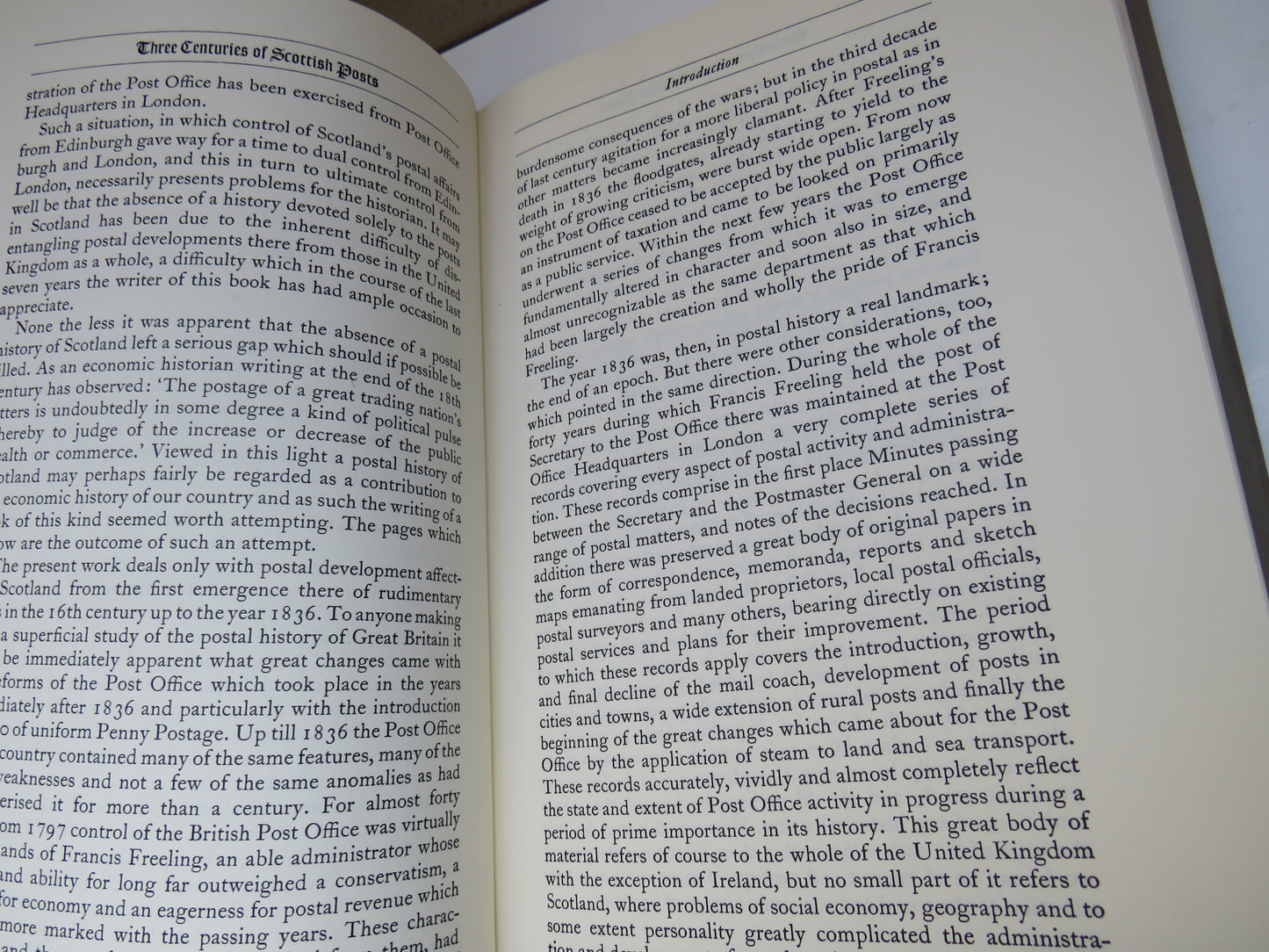 Three Centuries of Scottish Posts An Historical Survey To 1836 By A.R.B Haldane 1971