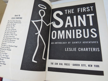 The First Saint Omnibus An Anthology of Saintly Adventures By Leslie Charteris 1939