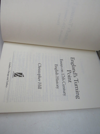 England's Turning Point Essays On 17th Century English History By Christopher Hill 1998 (Modern Hist book image 3