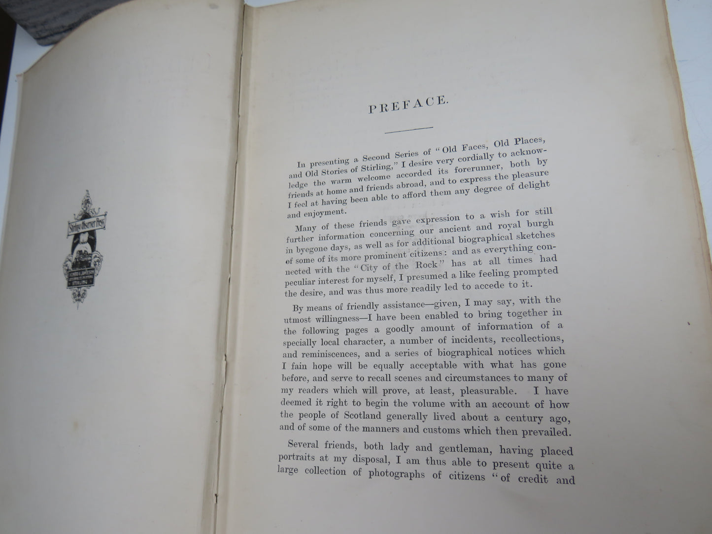 Old Faces, Old Places and Old Stories of Stirling By William Drysdale 1899