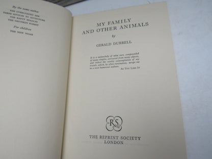 My Family and Other Animals By Gerald Durrell 1958 book image 3