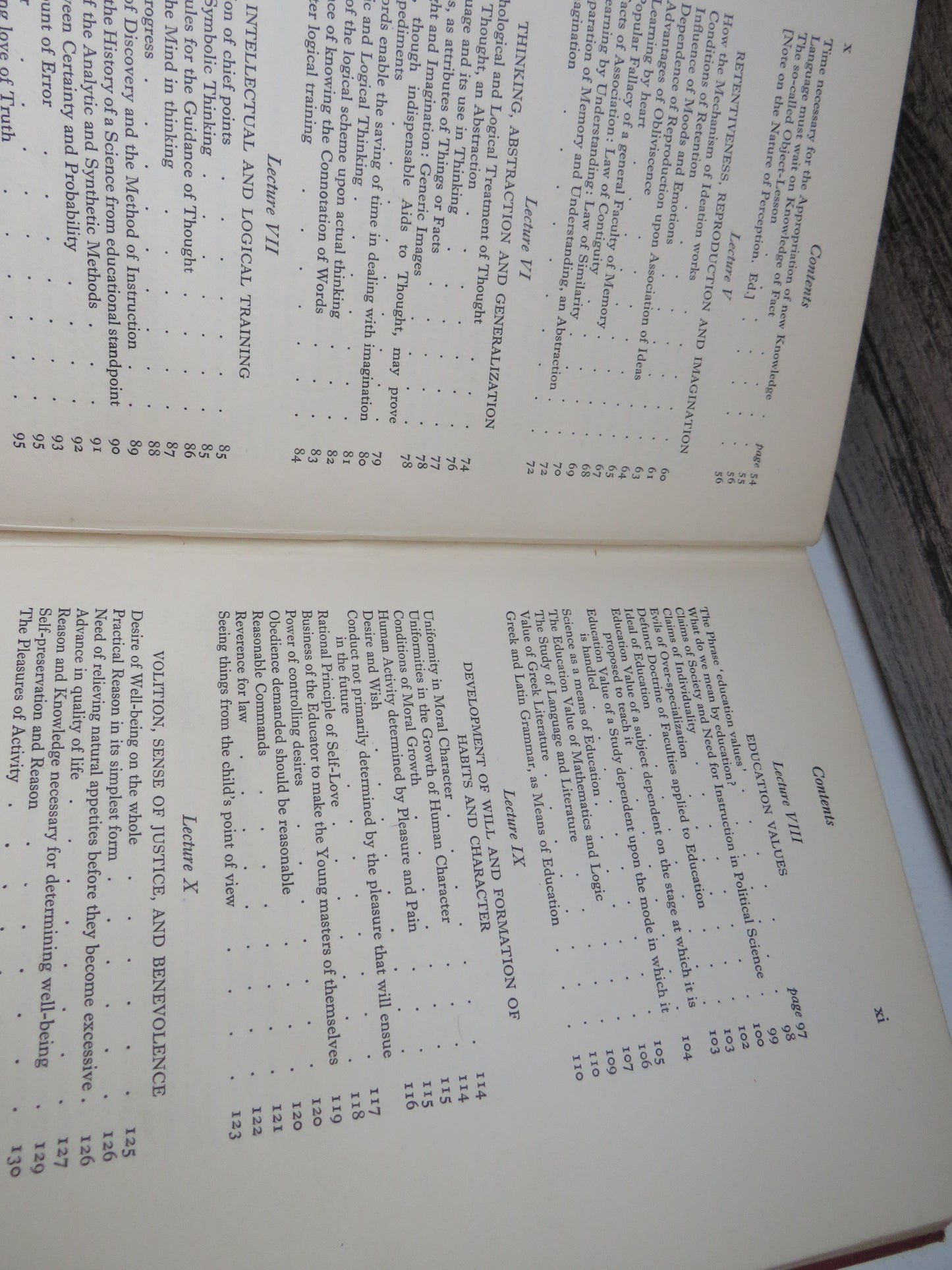 Psychology Applied To Education A Series of Lectures On The Theory & Practice of Education By The Late James Ward 1926