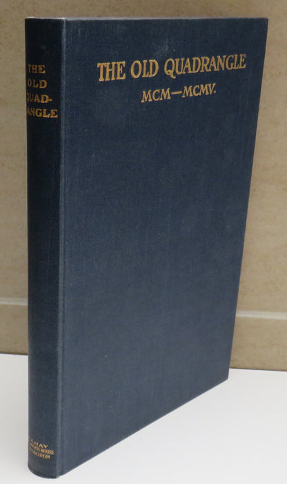 The Old Quadrangle Edinburgh University MCM-MCMV By Four Graduates 1907 book image 2