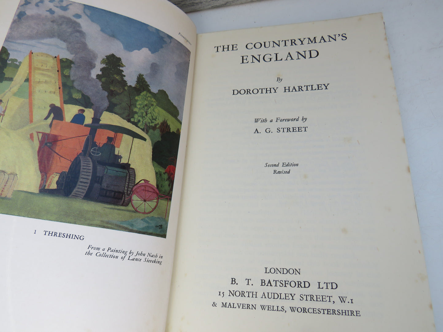 The Countryman's England By Dorothy Hartley 1942-43