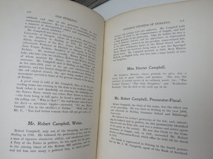Old Faces, Old Places and Old Stories of Stirling By William Drysdale 1899