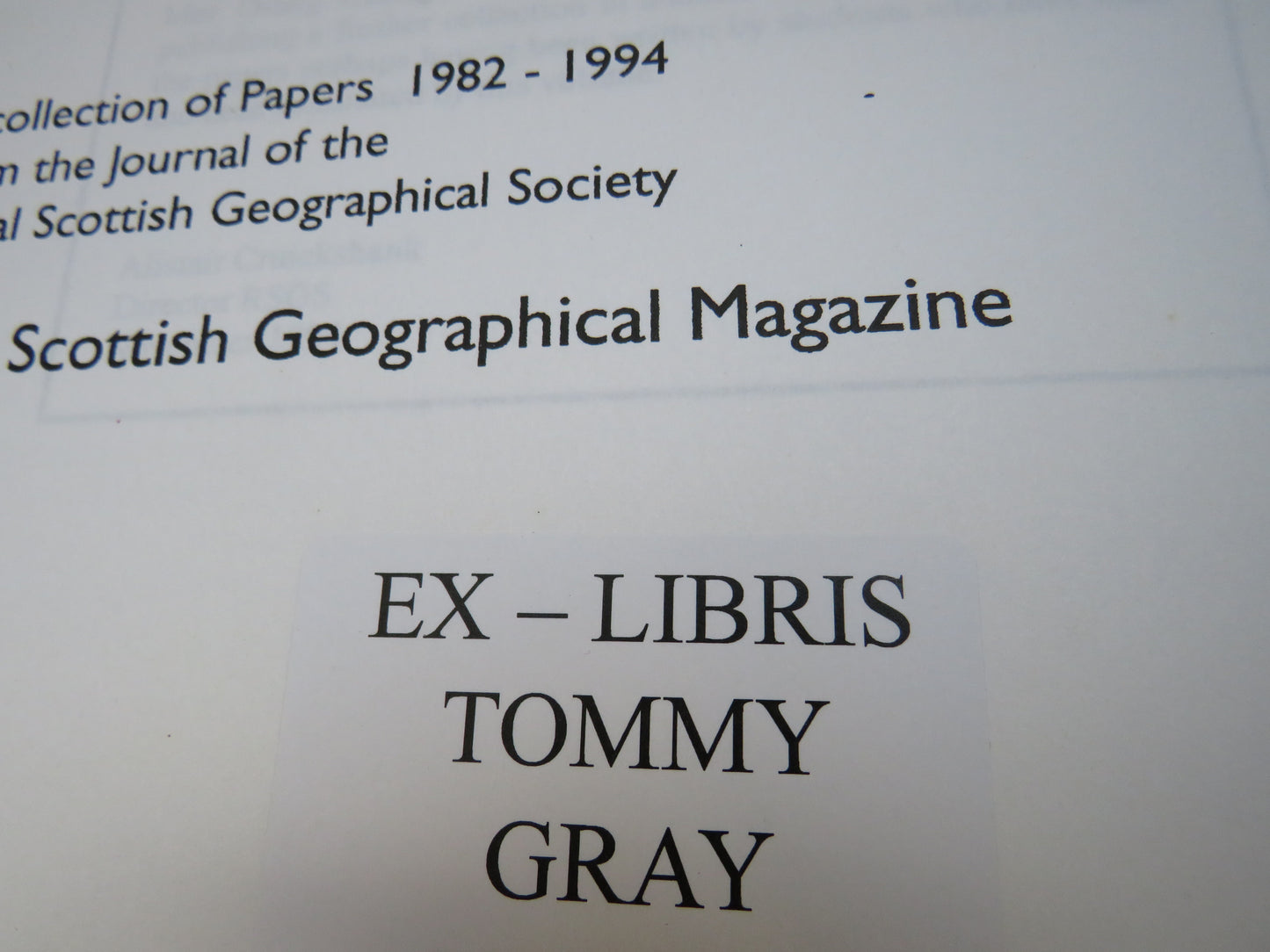 A'Ghaidhealtachd 's na h-Eileanan The Highlands and Islands A Collection of Papers 1982-1994 From The Journal of the Royal Scottish Geographical Society