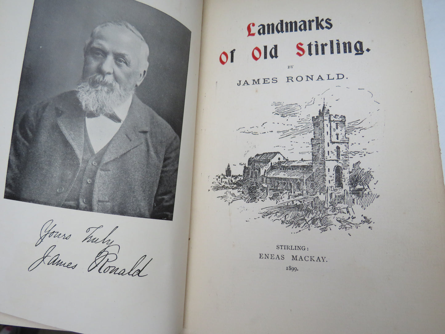 Landmarks of Old Stirling By James Ronald 1899