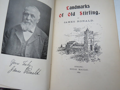 Landmarks of Old Stirling By James Ronald 1899