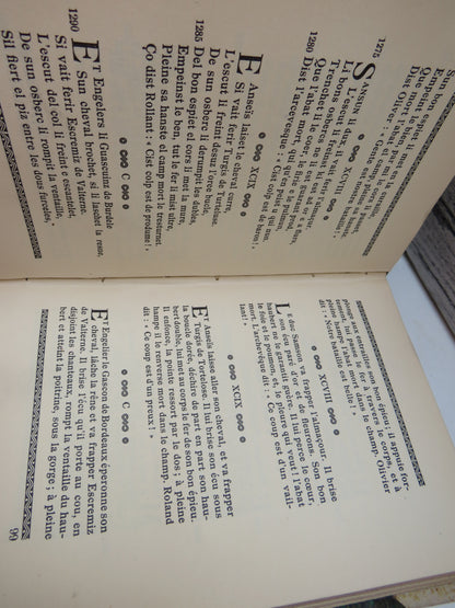 La Chanson De Roland By Joseph Bedier Antique French Book (Antique Literature Book) book image 6