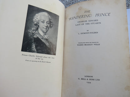 The Wandering Prince Charles Edward Last of the Stuarts By L. Dumont-Wilden Translated From The Fren book image 3