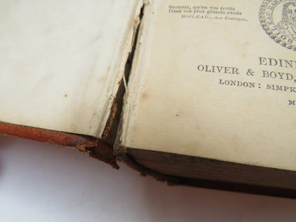 The Standard Pronouncing Dictionary of the French and English Languages 1852 (Antique Language Refer book image 4