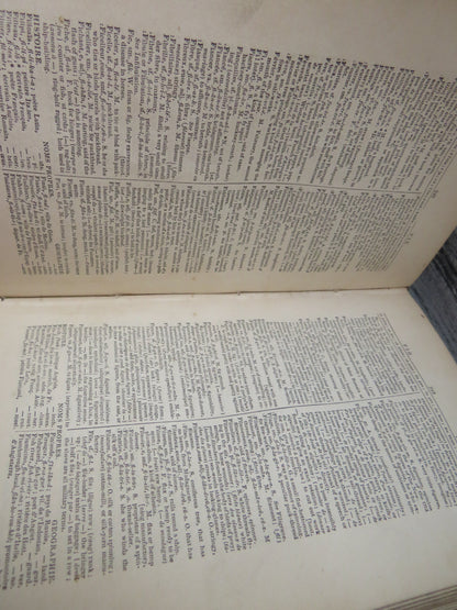 The Standard Pronouncing Dictionary of the French and English Languages 1852 (Antique Language Refer book image 5