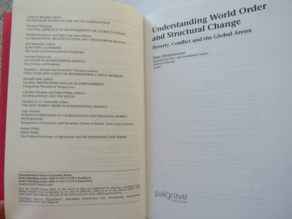 Understanding World Order and Structural Change Poverty, Conflict and The Global Arena By Hans Abrah book image 3