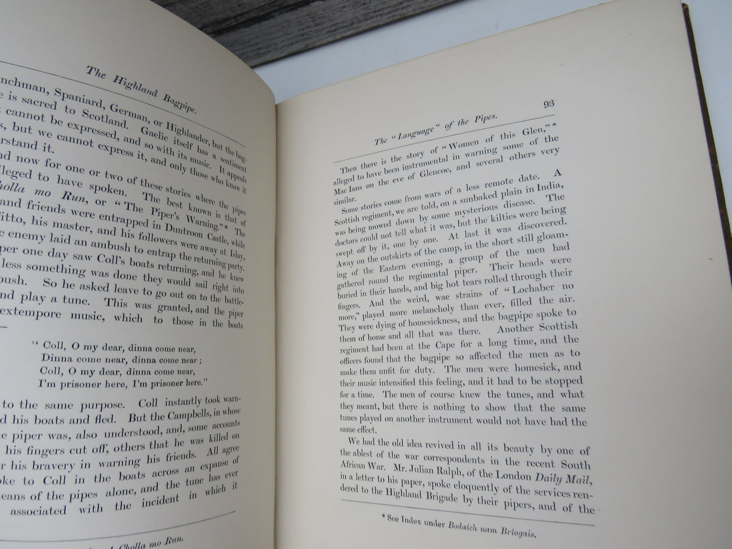 The Highland Bagpipe Its History, Literature and Music By W. L. Manson 1901