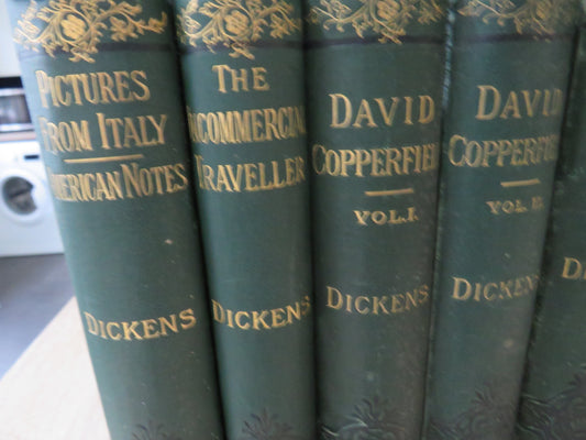 Collection of 17 19thC Books By Charles Dickens Inc David Copperfield, Oliver Twist