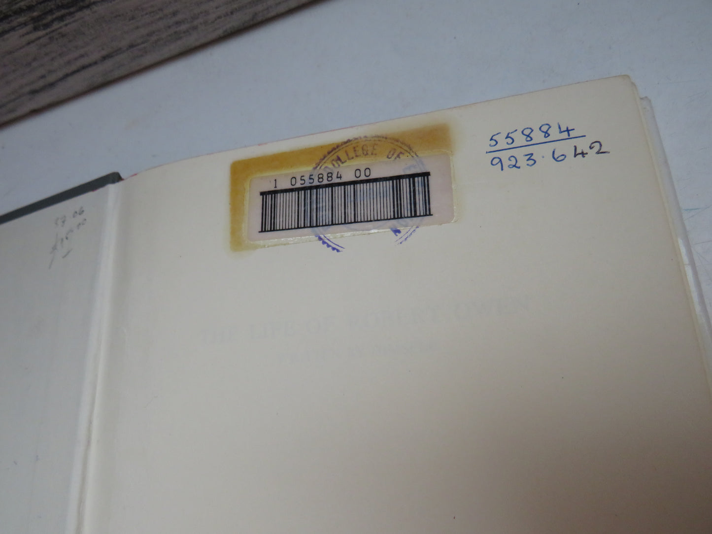 The Life of Robert Owen Written By Himself 1971