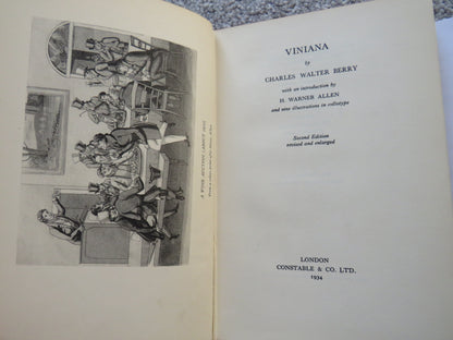 Viniana By Charles Walter Berry 1934 book image 4