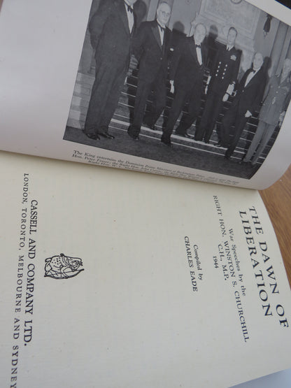 The Dawn of Liberation War Speeches By The Right Hon. Winston S. Churchill 1944 book image 2