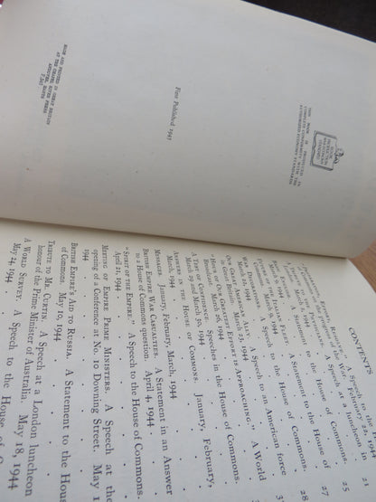 The Dawn of Liberation War Speeches By The Right Hon. Winston S. Churchill 1944 book image 3