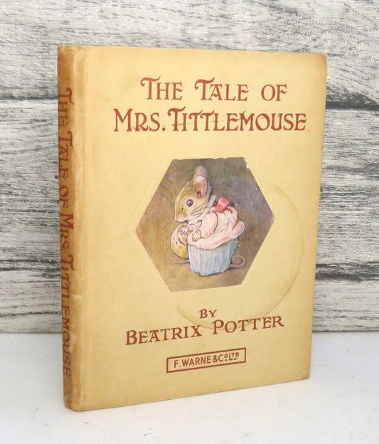 The Tale of Mrs. Tittlemouse By Beatrix Potter Vintage Children's Book