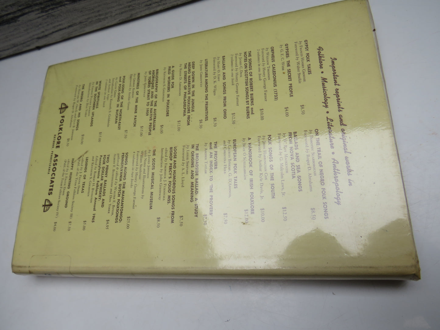 Happy Hunting Ground, Publications of the Texas Folklore Society Number IV, edited by J. Frank Dobie, 1964