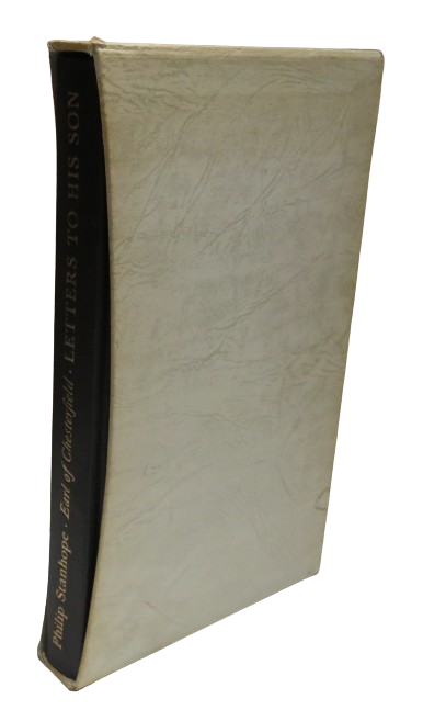 Philip Stanhope Fourth Earl of Chesterfield Letters To His Son 1973 Folio Society book front cover
