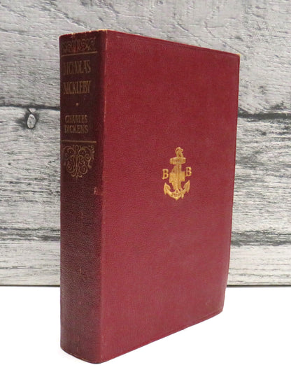 Nicholas Nickleby By Charles Dickens Illustrated By W.H.C. Groome book front cover