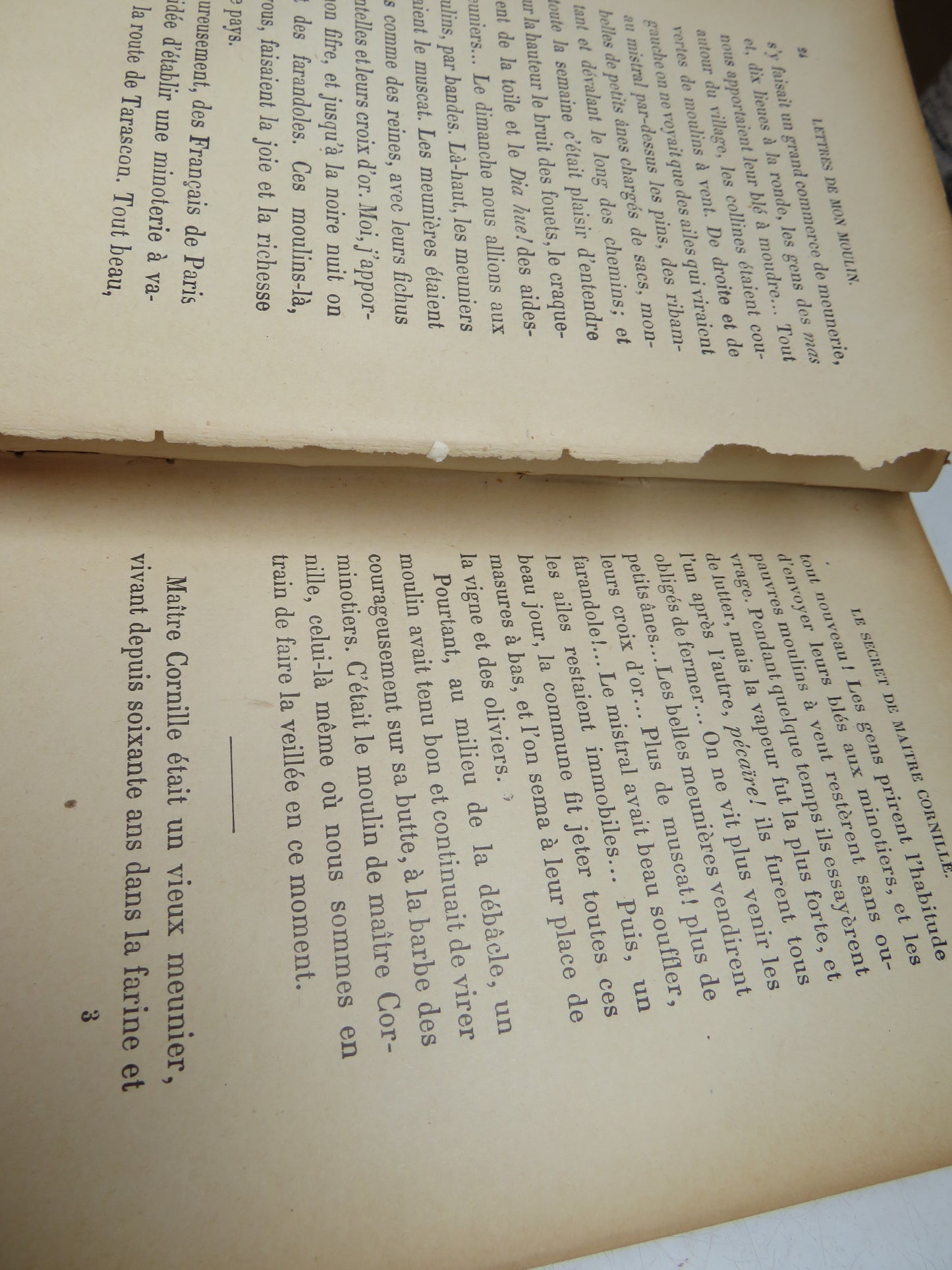 Lettres De Mon Moulin Par Alphonse Daudet 1891 Antique French Book