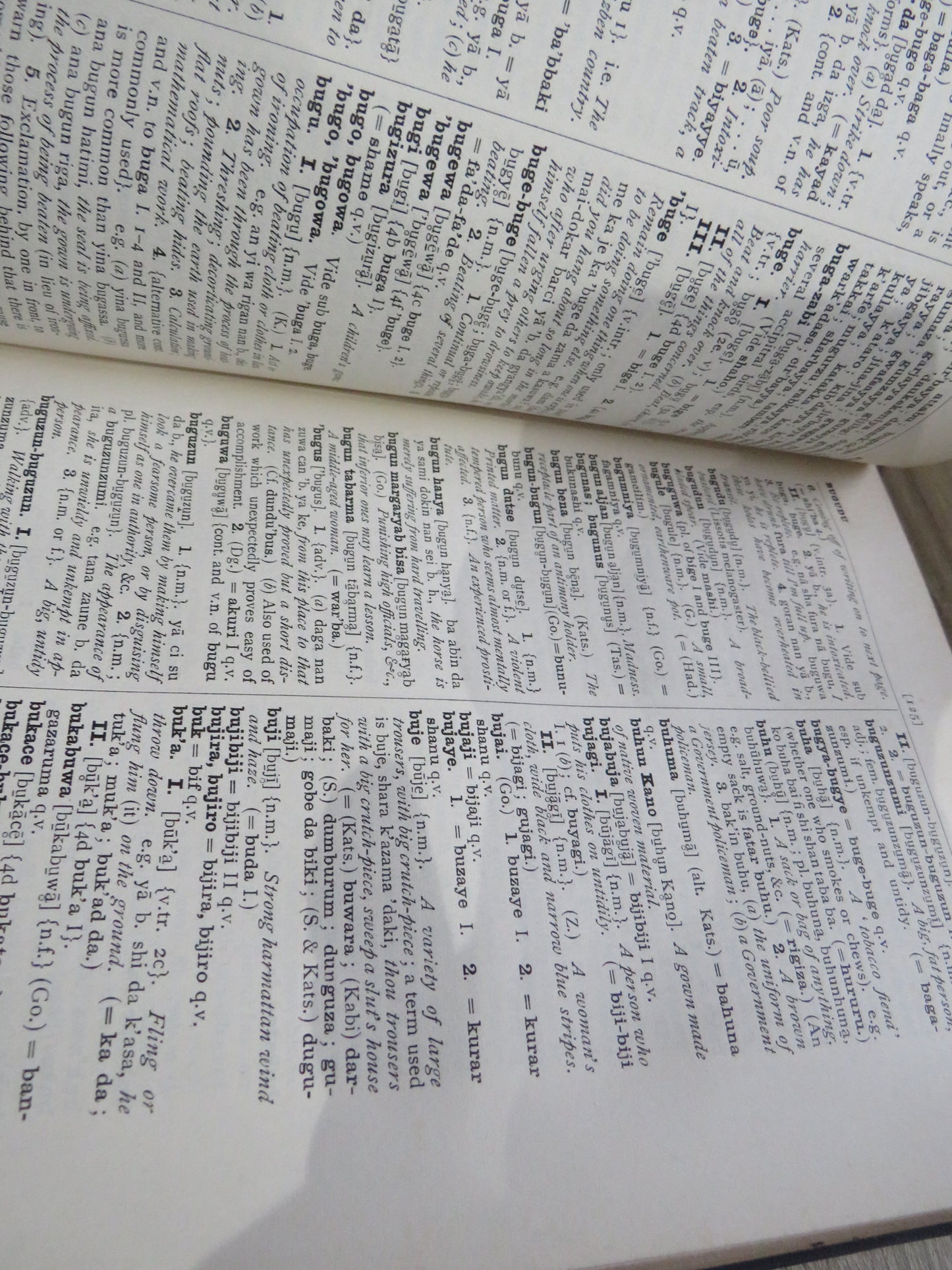 A Hausa-English Dictionary and English-Hausa Vocabulary Compiled For The Government of Nigeria By The Rev. G. P. Bargery 1934