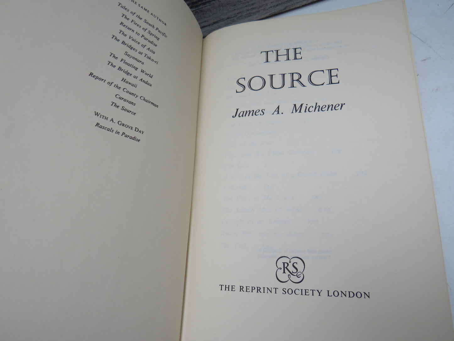 The Source by James A. Michener, 1966