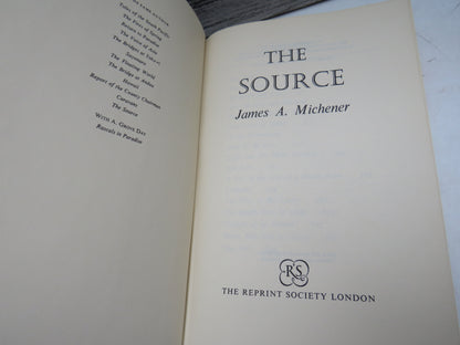 The Source by James A. Michener, 1966 book image 3