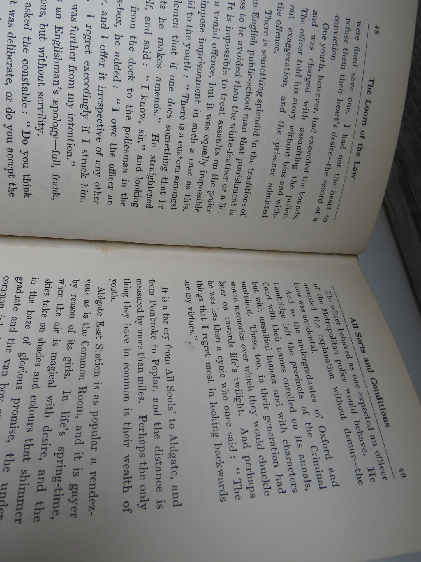 The Loom of the Law by J. A. R. Cairns, The Experiences and Reflections of a Metropolitan Magistrate