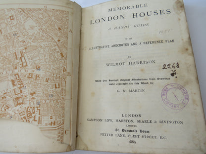 Memorable London Houses A Handy Guide By Wilmot Harrison 1889 book image 5