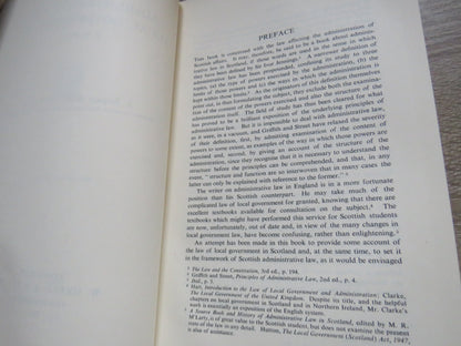 An Outline of Administrative and Local Government Law In Scotland By J. Bennett Miller 1961 book image 4
