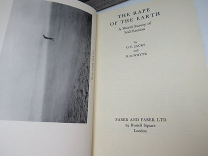 The Rape of the Earth A World Survey of Soil Erosion By G.V. Jacks and R.O. Whyte 1939 (Vintage Envi book image 4