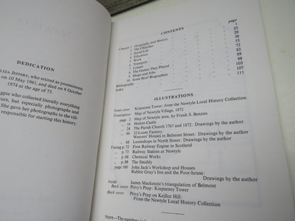 Newtyle A Planned Manufacturing Village By William Murdoch Duncan 1979 book image 4