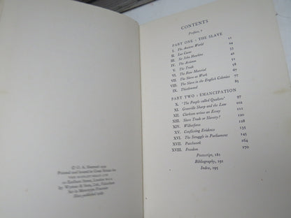 Freedom From Fear, The Salve and his Emancipation, by O. A. Sherrard, 1959 book image 6