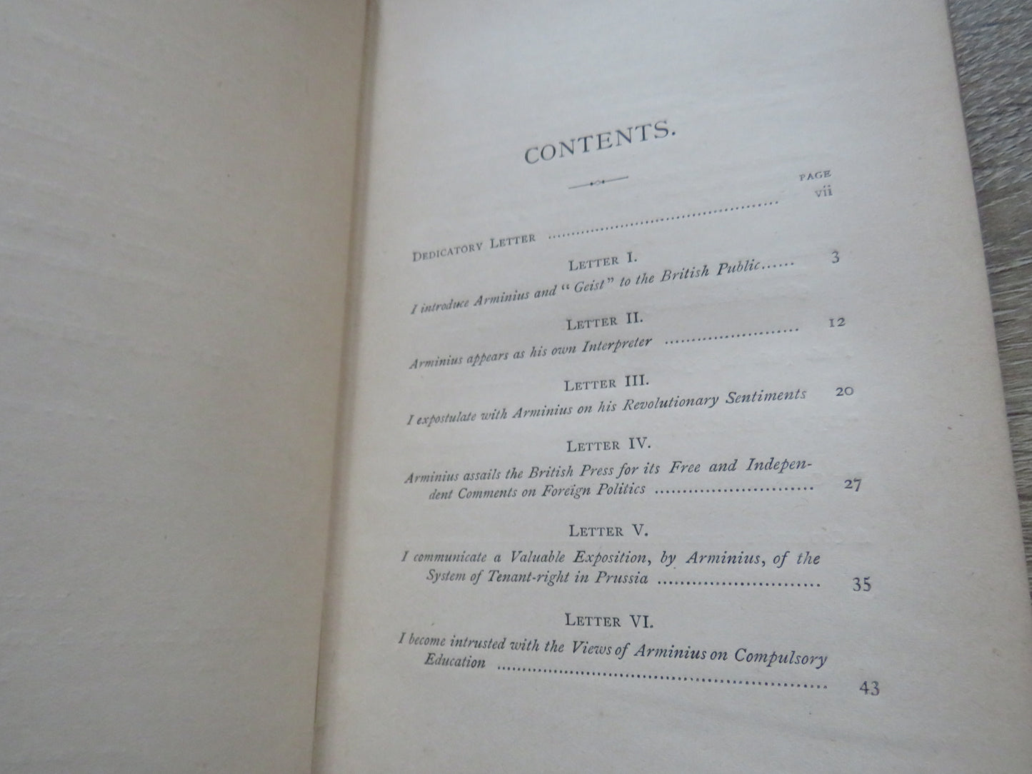 Friendship's Garland: Being The Conversations, Letters, and Opinions of the Late Arminius , Baron Von Thunder-Ten-Tronckh By Matthew Arnold 1897