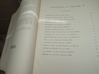 Our Conservative and Unionist Statesmen Volume I & II Large Heavy Books