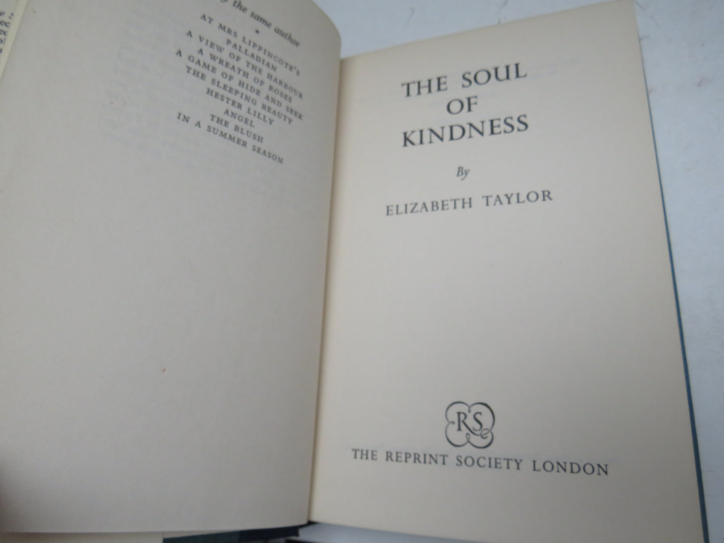 The Soul of Kindness by Elizabeth Taylor, 1966
