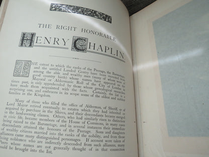Our Conservative and Unionist Statesmen Volume I & II Large Heavy Books