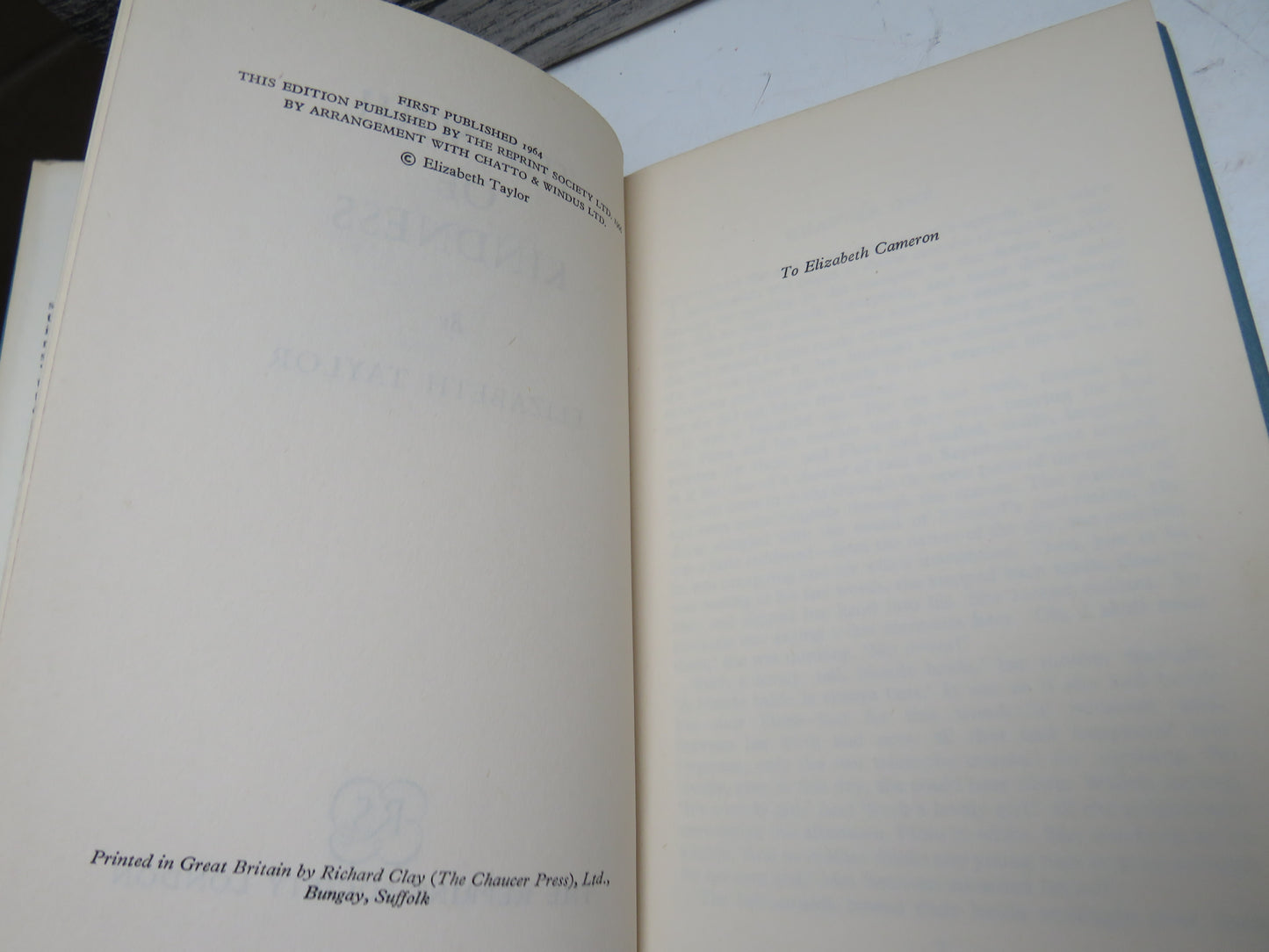 The Soul of Kindness by Elizabeth Taylor, 1966