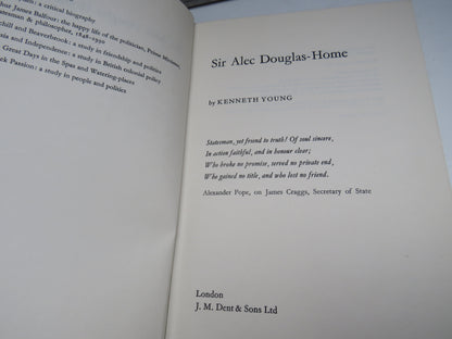Sir Alec Douglas-Home By Kenneth Young 1970