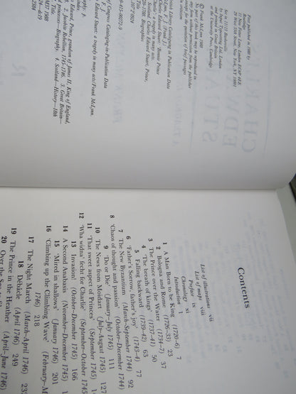 Charles Edward Stuart A Tragedy In Many Acts By Frank McLynn 1988