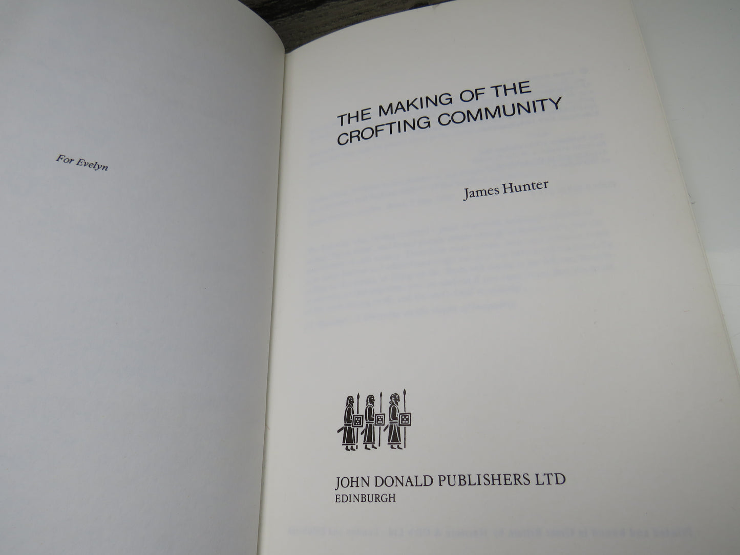The Making of The Crofting Community By James Hunter 1976