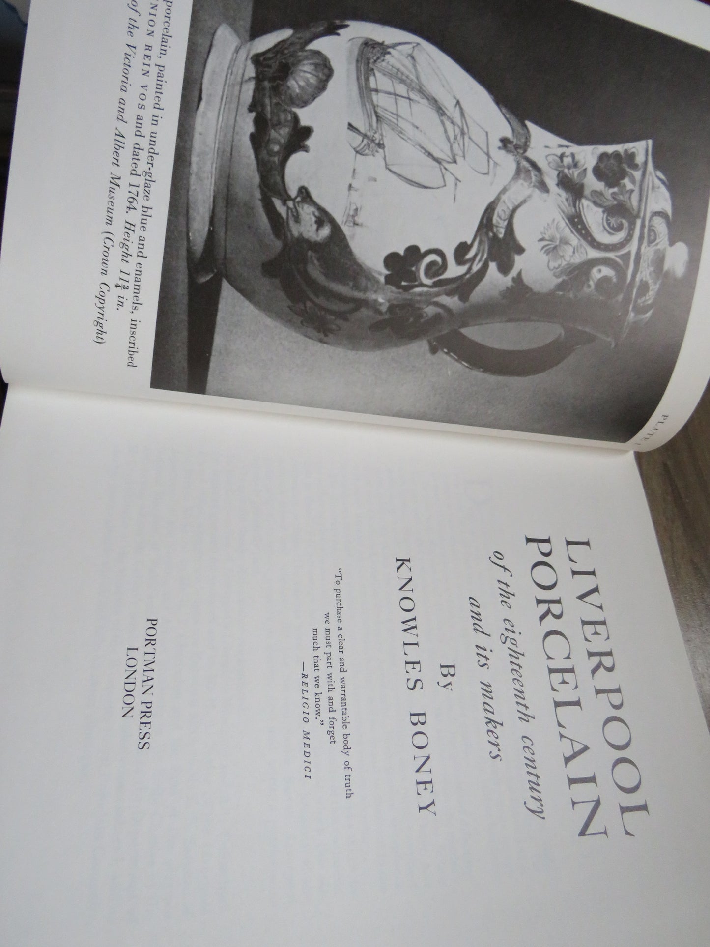 Liverpool Porcelain of the Eighteenth Century and Its Makers By Knowles Boney 1989